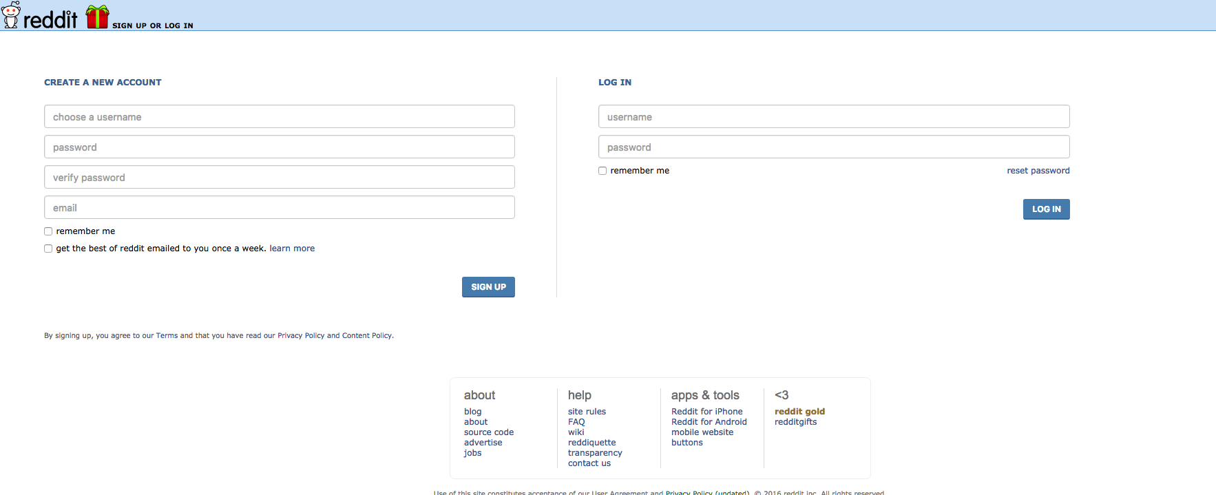 login